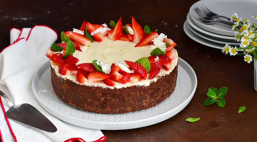 No-Bake White Chocolate Cheesecake - Walfosbrand.com