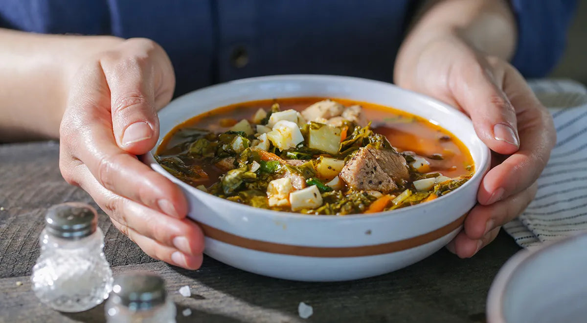 Green Borscht with Sorrel and Pork - Walfosbrand.com