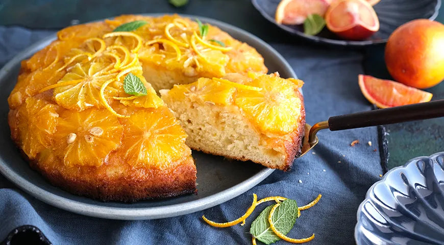 Orange Upside-Down Cake with Caramel - Walfosbrand.com