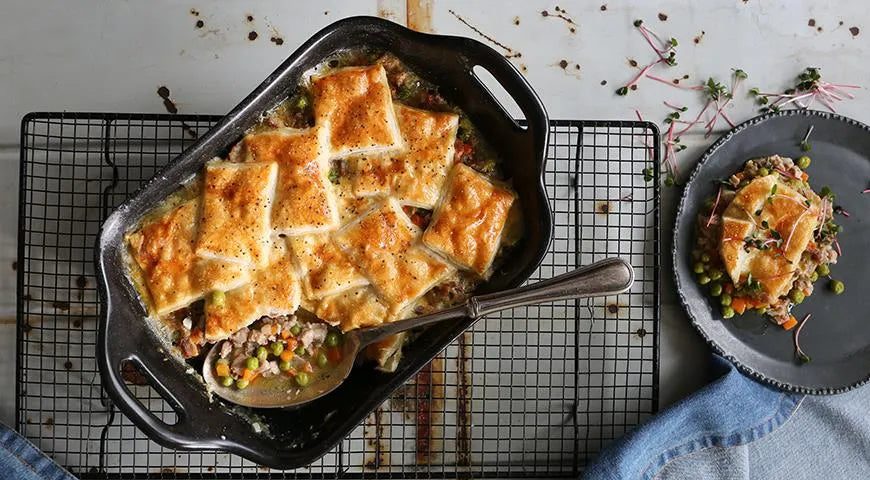 British Ham and Puff Pastry Pie (Traditional English Gammon Pie) - Walfosbrand.com