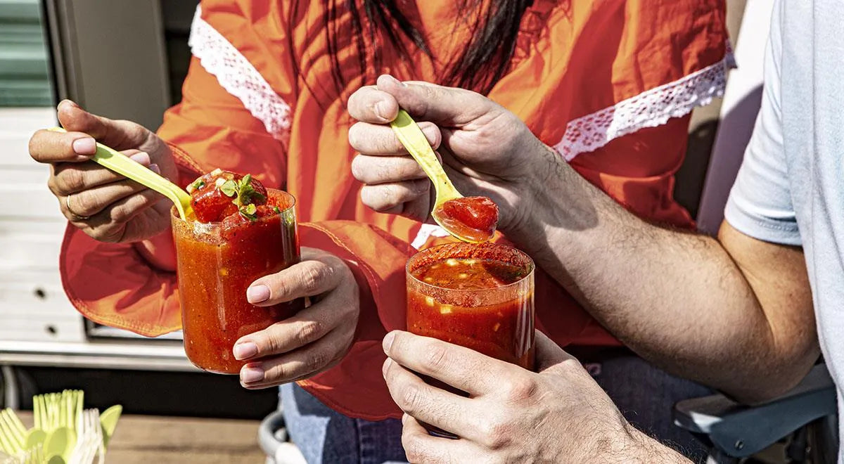 Gazpacho with Tomato Ice - Walfosbrand.com
