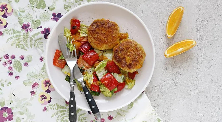 Cutlets with Orange Sauce and Vegetables - Walfosbrand.com