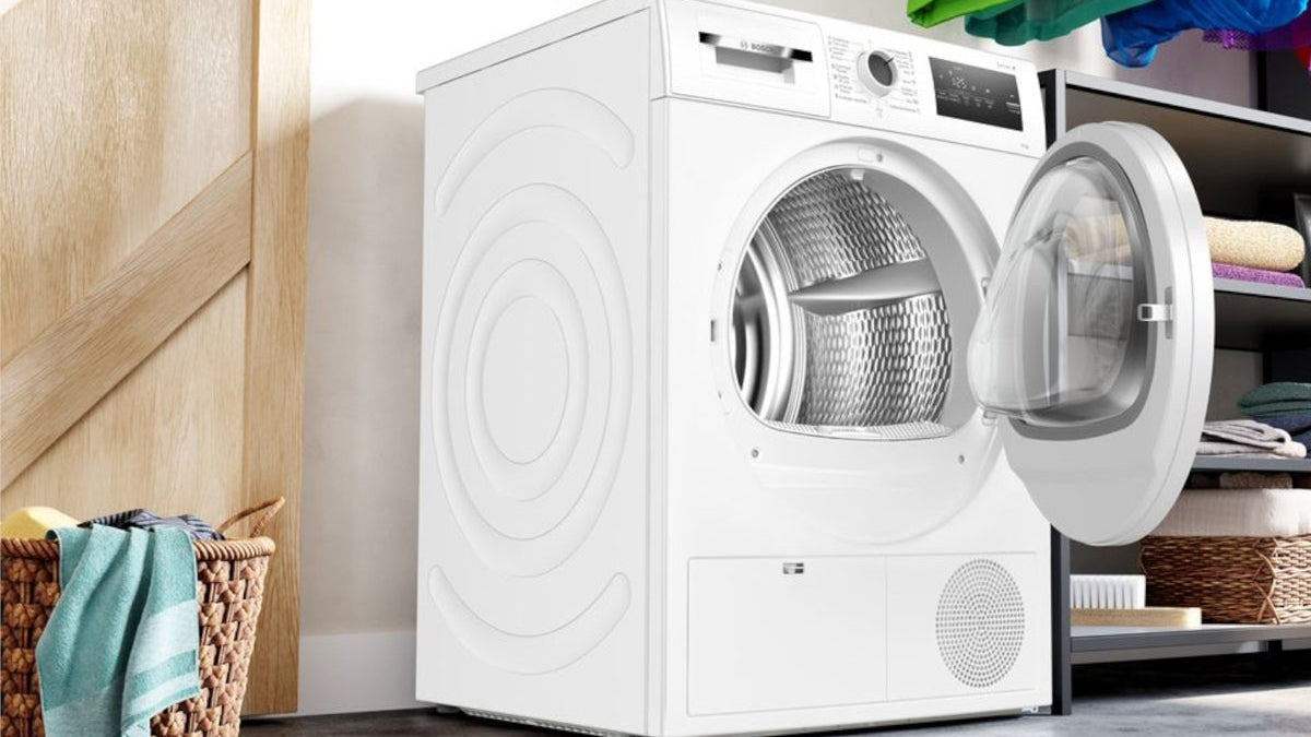 The Bosch dryer that cares for and dries all your clothes—now with a €260 discount!