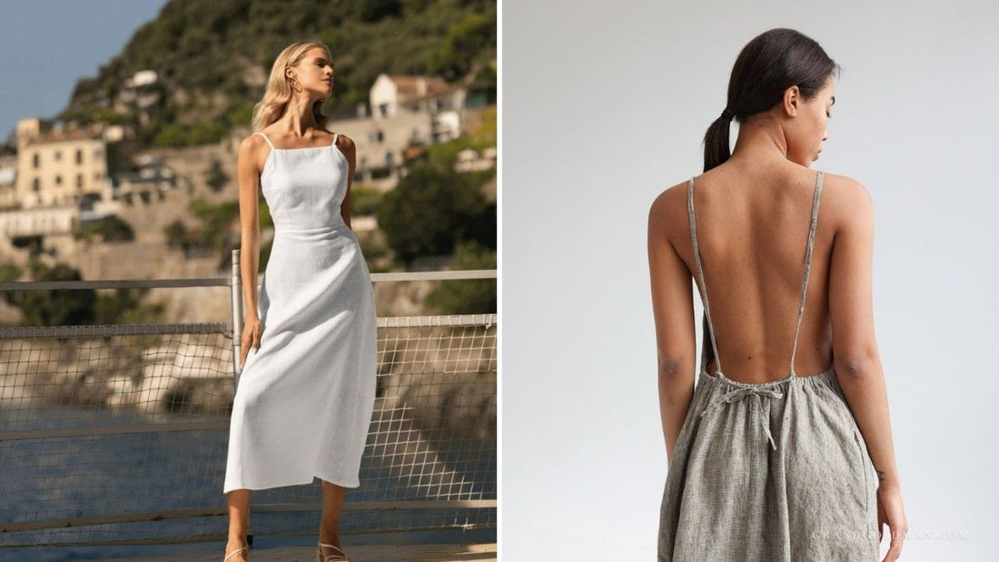Linen Dress Outfit Ideas - Grand Goldman