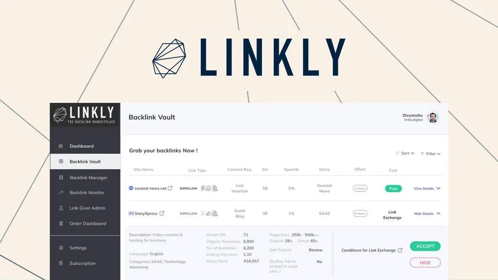 Linkly - Link Building Network Review: A Deep Dive Review