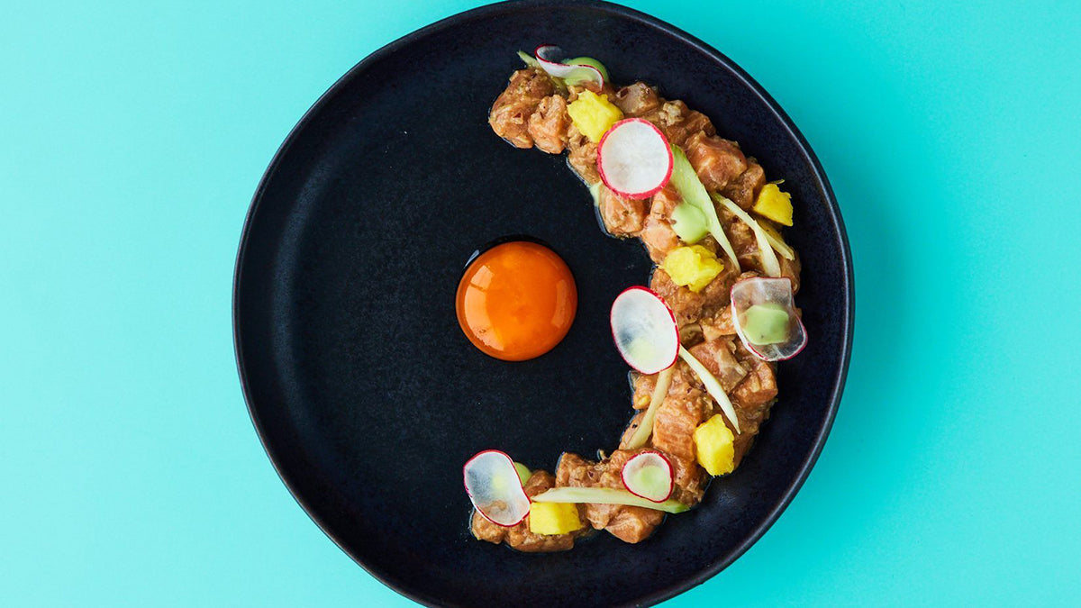 Salmon and avocado tartar