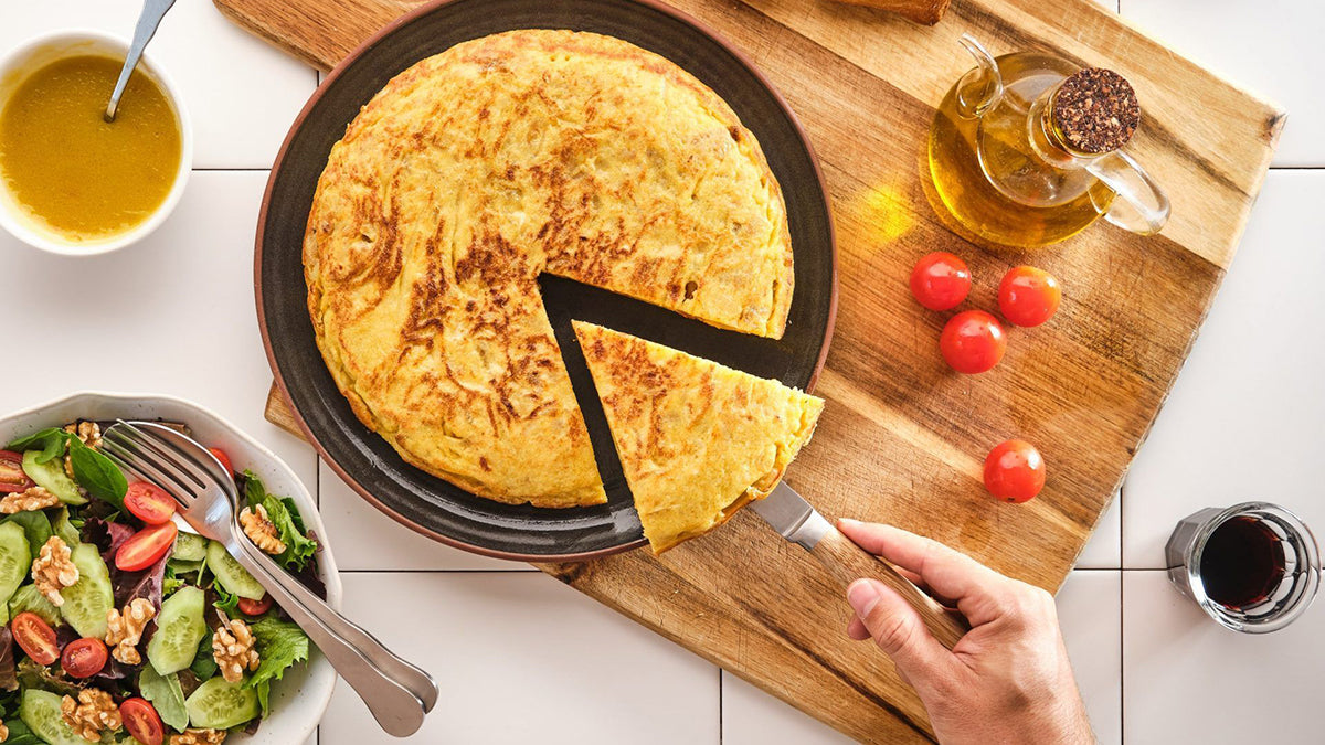 Super juicy potato omelette