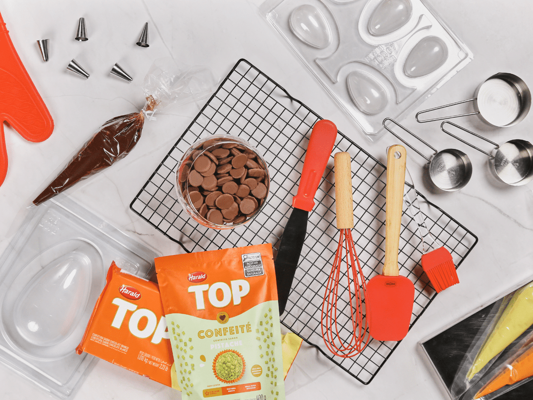 Starting from scratch: basic utensils and chocolates to start a business this Easter. - Walfosbrand.com