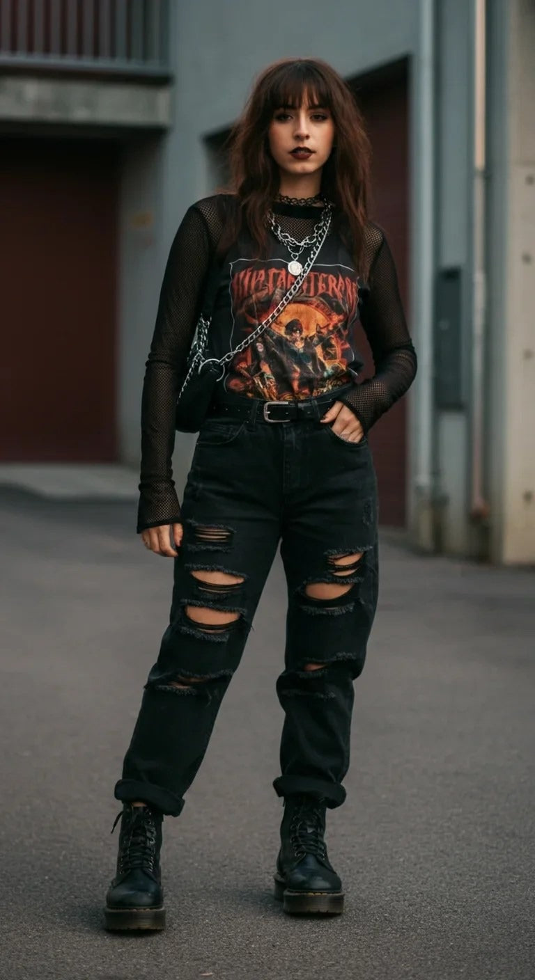 15 Grunge Outfit Ideas for a Bold, Rebellious Style