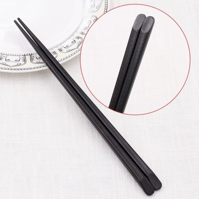10 Pairs Japanese Chopsticks Non-Slip Sushi Food Sticks Chop - Walfos® Kitchenware