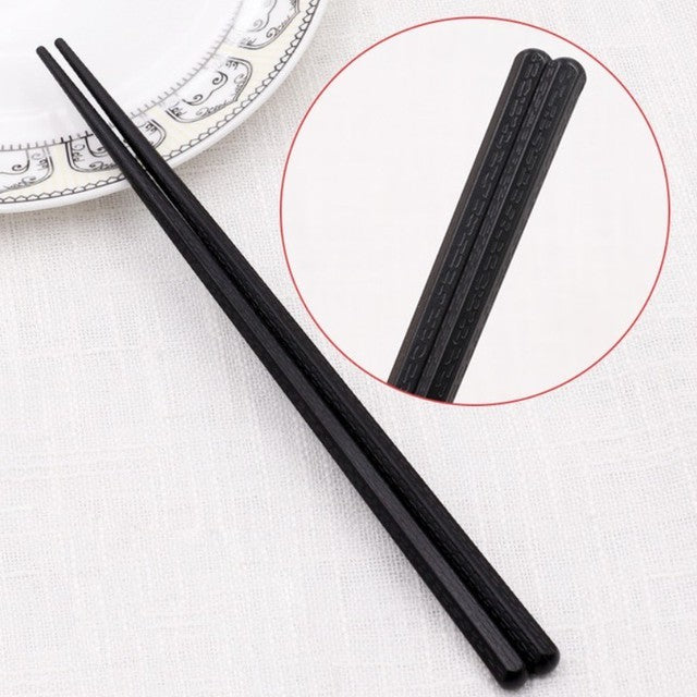 10 Pairs Japanese Chopsticks Non-Slip Sushi Food Sticks Chop - Walfos® Kitchenware
