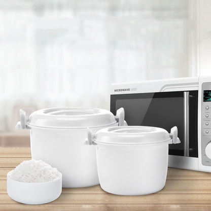 Special rice cooker for microwave oven