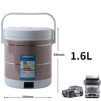 12V 24V міні-рисоварка 1.6L автомобільна вантажівка електрична рисоварка для гарячого супу