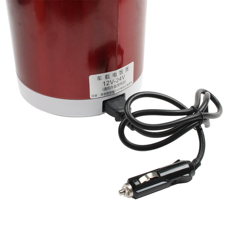 12V 24V міні-рисоварка 1.6L автомобільна вантажівка електрична рисоварка для гарячого супу