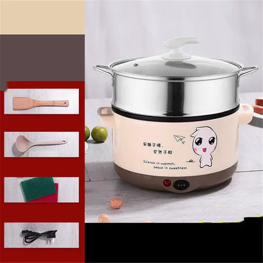 Electric Hot Pot Dormitory Students Cook Hot Pot Household Multi-function