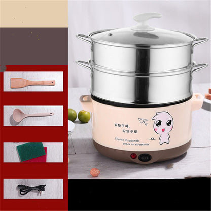 Electric Hot Pot Dormitory Students Cook Hot Pot Household Multi-function