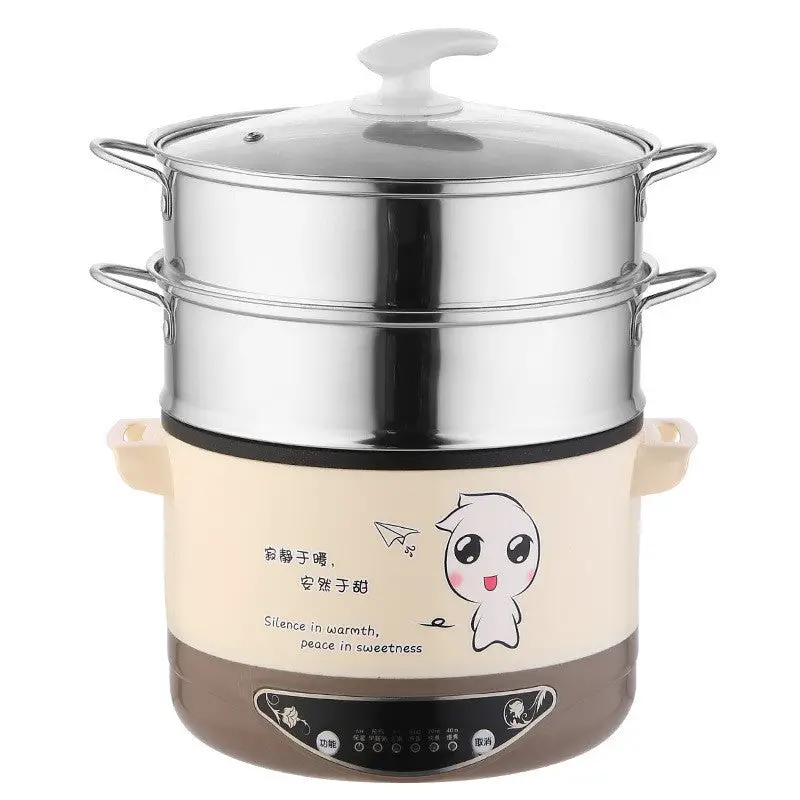 Electric Hot Pot Dormitory Students Cook Hot Pot Household Multi-function