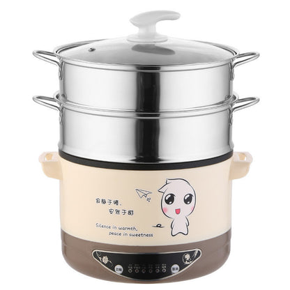 Electric Hot Pot Dormitory Students Cook Hot Pot Household Multi-function