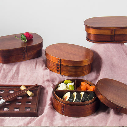 Wooden Lunch Box Japanese Bento Box Creative Sushi Box