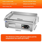 Electric Grill Commercial Equipment Gas Stall Cold Noodle Sheet Roasting Machine