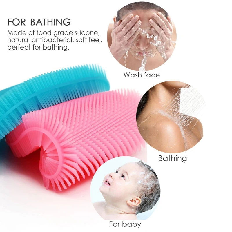 1pcs Magic Cleaning Brushes Silicone Dish Bowl Scouring Pad Pot Pan Wash Brushes Cleaner Kitchen Accessories Dish Washing Brush - Walfos® Kitchenware