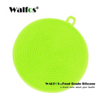 1pcs Magic Cleaning Brushes Silicone Dish Bowl Scouring Pad Pot Pan Wash Brushes Cleaner Kitchen Accessories Dish Washing Brush - Walfos® Kitchenware