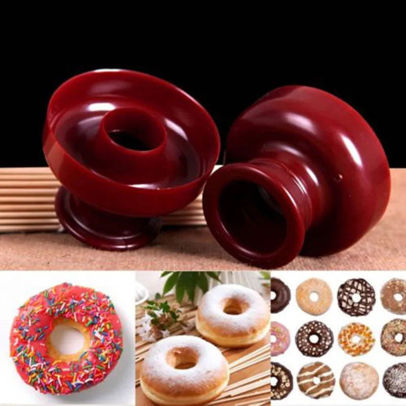 1pcs Practical Donut Tool Waffle Donut Maker Cutter Mold Sweet Food Sweets Baking Cookie Biscuit Cake Mold Kitchen Dessert Tool - Walfos® Kitchenware