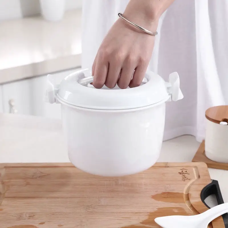 Special rice cooker for microwave oven