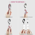 2024 Hot Sale Multifunctional Foldable Pocket Stainless Steel Outdoor Camping Picnic Cutlery Knife Fork Spoon Tableware Parts - Walfos® Kitchenware