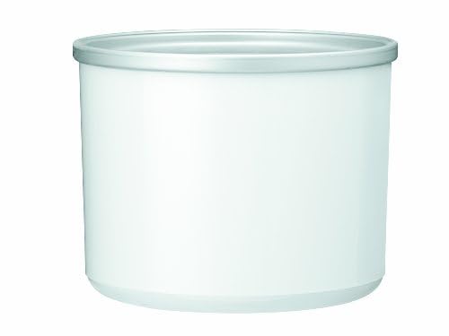 Maszyna do robienia lodów Cuisinart, sorbet 1,5 kwarty, maszyna do robienia mrożonego jogurtu, podwójnie izolowana, biała, ICE-21P1