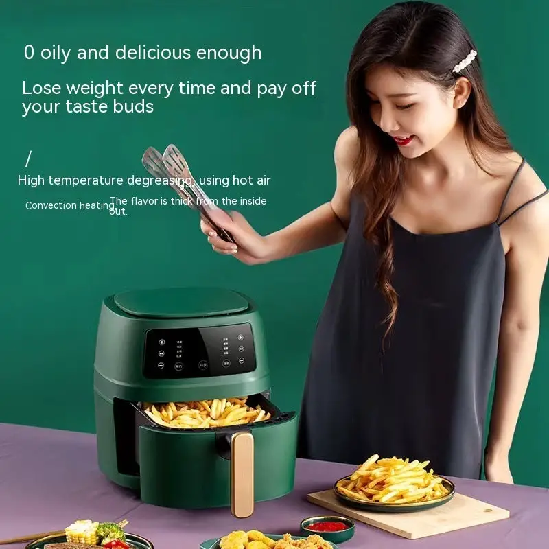 8L Air Fryer Baking Chips Machine Deep Frying Pan