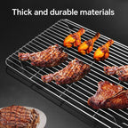 304 stainless steel cooling rack with feet, bread, biscuits food household oven thickened heat dissipation barbecue baking rack - Walfos® Kitchenware