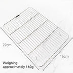 304 stainless steel cooling rack with feet, bread, biscuits food household oven thickened heat dissipation barbecue baking rack - Walfos® Kitchenware