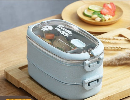 Wheat Straw Microwaveable Bento Box