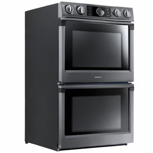 Samsung 30" Smart w/Flex Duo, Steam Cook, Wi-Fi, Large Capacity, NV51K7770DG/AA, Fingerprint Resistant Double Wall Oven, Black Stainless Steel