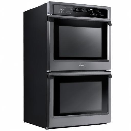 Samsung NV51K6650DG/AA 30" Smart Steam Cook, Black Stainless Steel Double Wall Oven