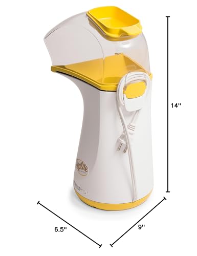 Presto Poplite Hot Air Popcorn Popper, 18 kubków, żółty