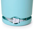 Presto 04811 PopLite My Munch Hot Air Popcorn Popper - osobisty rozmiar, wbudowana miska do serwowania, kompaktowa konstrukcja, 8 filiżanek, niebieski