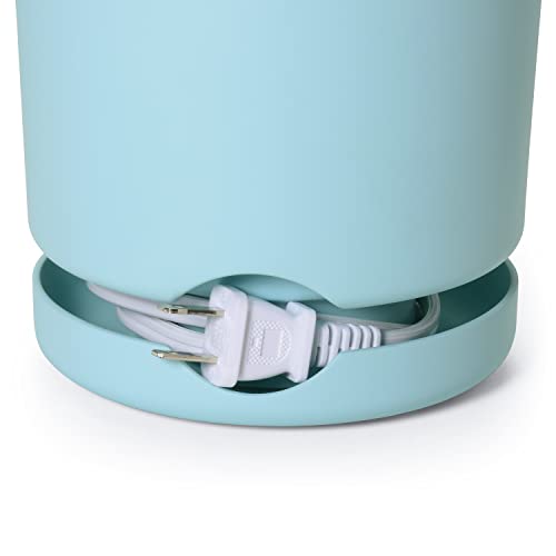 Presto 04811 PopLite My Munch Hot Air Popcorn Popper - osobisty rozmiar, wbudowana miska do serwowania, kompaktowa konstrukcja, 8 filiżanek, niebieski