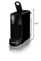 Breville BEC220BLK1AUC1 Nespresso Essenza Mini Espresso Machine, 15.25 x 5.5 x 12.25 in, Black