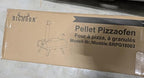 BIG HORN OUTDOORS Pizza Ovens Wood Pellet 12” Pizza Oven Cooking Pizza Maker Portable Stainless Steel Pizza Grill, Silver Portable Party use