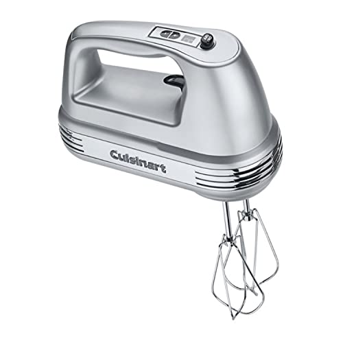 Cuisinart HM-90BCS Power Advantage Plus 9-biegowy mikser ręczny z etui do przechowywania, szczotkowany chrom