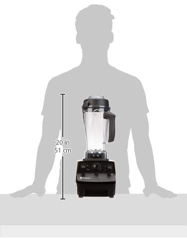 Блендер Vitamix 5200, професійного класу, контейнер, самоочисний, 64 унції, чорний/сірий