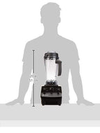 Блендер Vitamix 5200, професійного класу, контейнер, самоочисний, 64 унції, чорний/сірий