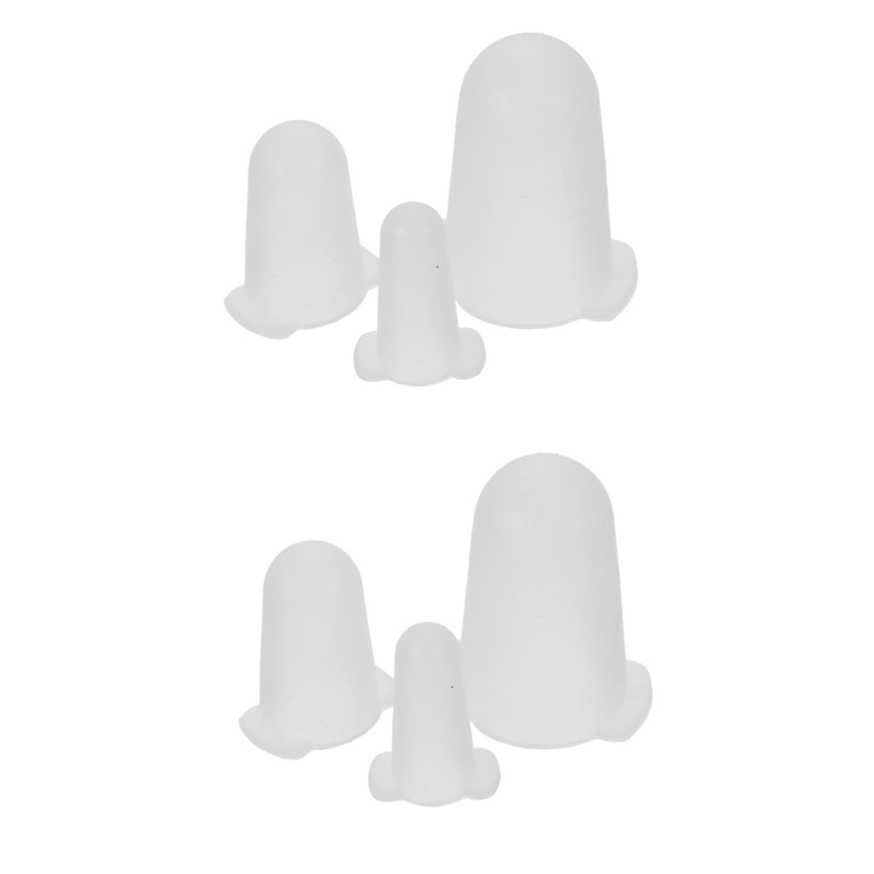 15 Pcs Protective Cap for Piping Tips Cake Frosting Tip Covers Pipping Tip Protection Covers Cake Piping Tip Covers Piping Tip Sleeves Pastry Bag Medium and Small White