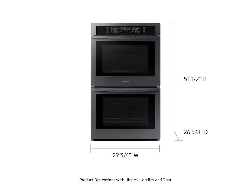 Piekarnik ścienny SAMSUNG 30" Smart Double Wall Oven, stal nierdzewna czarna, NV51T5511DG/AA
