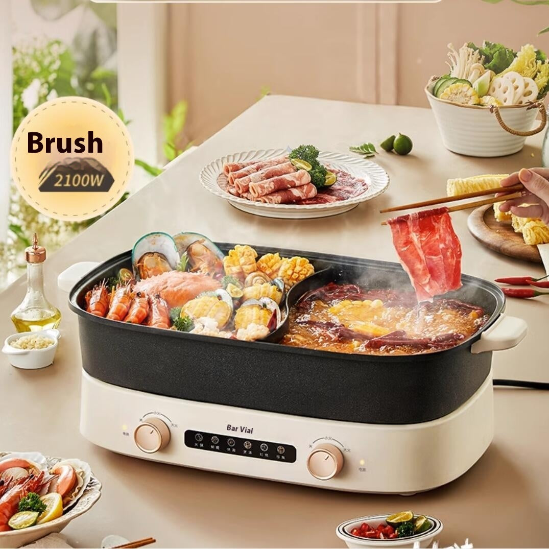 Електрична жаровня для гарячого горщика Mandarin Duck Hot Pot Split Multifunctional