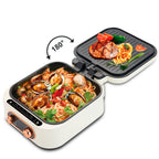 Household Multi-functional Electric Cooker Hot Pot Roasting Hot Pot One