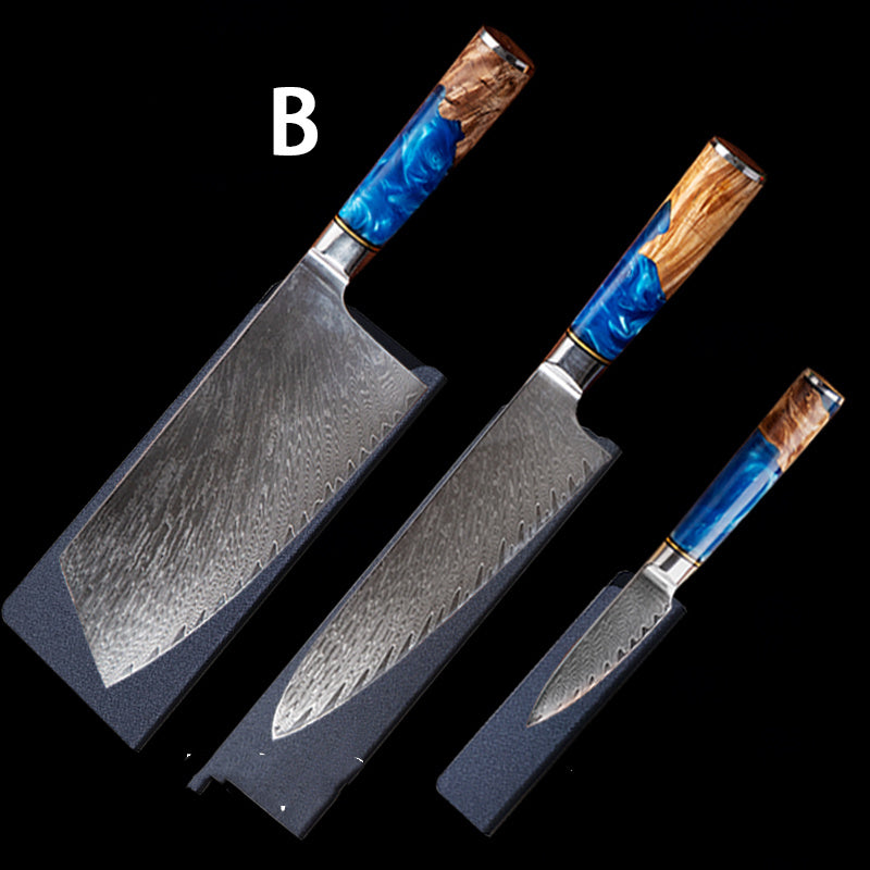 Damascus Restaurant Commercial Professional Kitchen Knife Set
