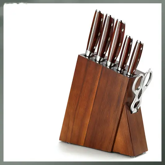 Seven-piece Damascus Kitchen Knife Set